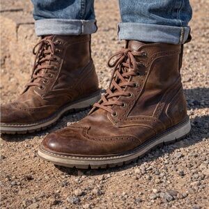 Timberland Brown Leather Men's Boots